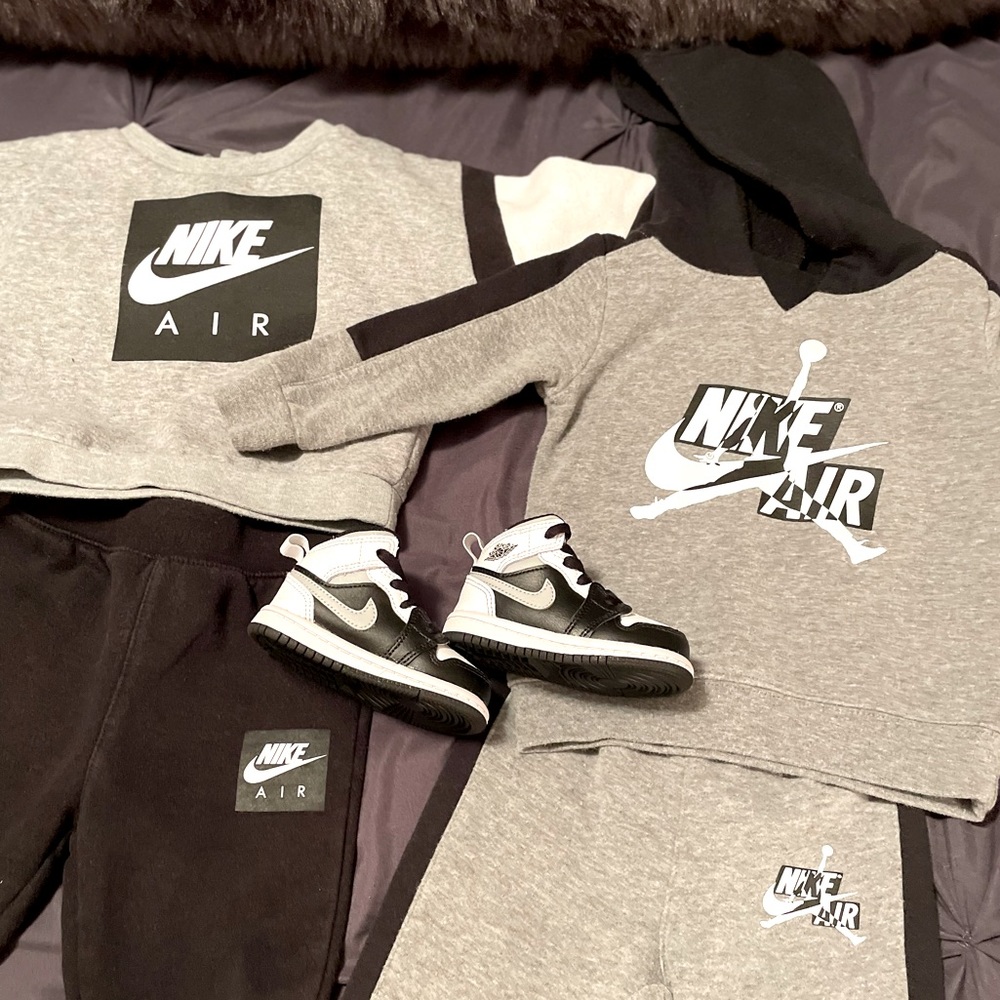 1 Nike and 1 Jordan Bundle!!! Both size 12 months.
